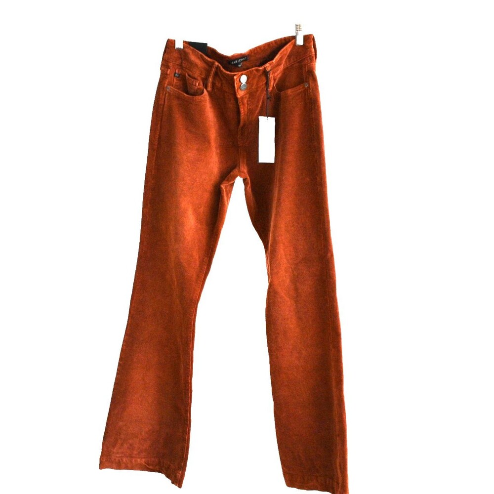 Dear John Sadie Flare Corduroy Pants Tuscan Spice Womens Size 30 Mid Rise NWT